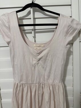 Christy Dawn Pale Pink Midi Dress
